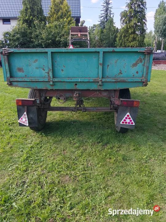 Przyczepa rolnicza d46 sztywna Brodnica