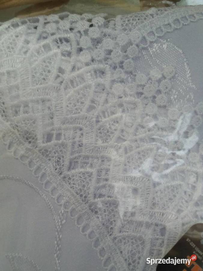 Obrus z gipiurą okrągly średnica 100 biały Warszawa