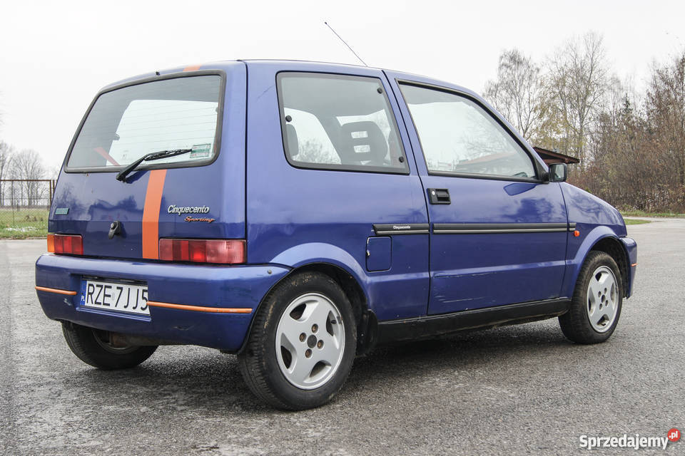 Fiat Cinquecento Sporting 11 Samochody osobowe Łańcut