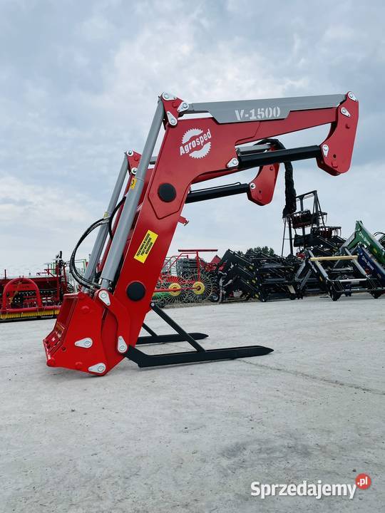 ŁADOWACZ CZOŁOWY AGROSPED V 1500 URSUS ZETOR MTZ nieuszkodzony