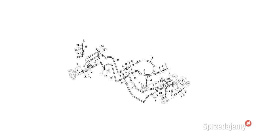 John Deere 9470RX Przewód olejowy RE575216 Jastrzębniki