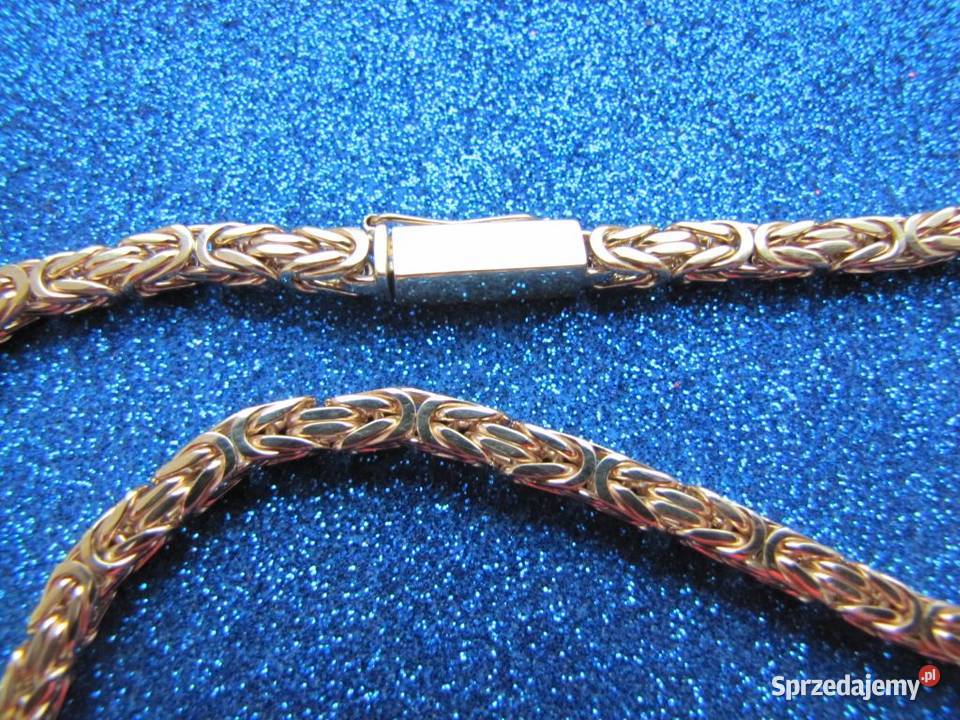NOWY ZŁOTY ŁAŃCUSZEK KRÓLEWSKI ŁAŃCUCH 60G Warszawa