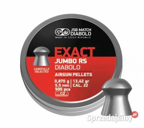 10x Śrut diabolo JSB Exact Jumbo RS 5,52/500  niekokesz.pl