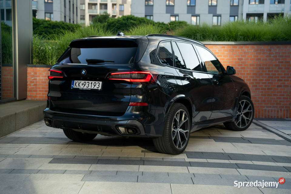 BMW X5 M Sport Aktywny tempomat Hak 21 Salon VAT Kraków
