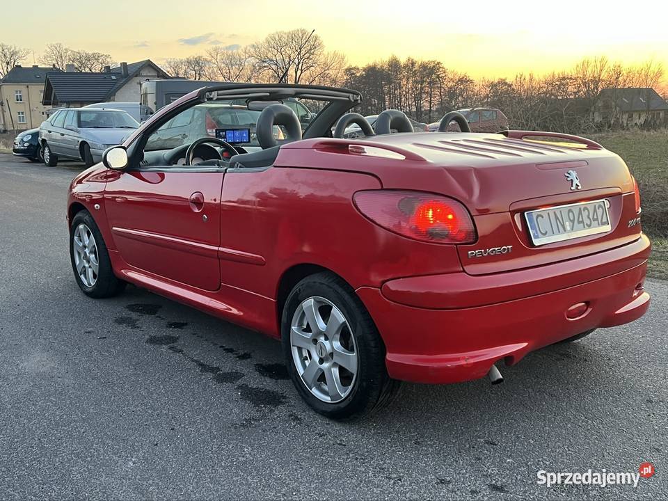 Peugeot 206 cc Kabriolet nieuszkodzony Inowrocław