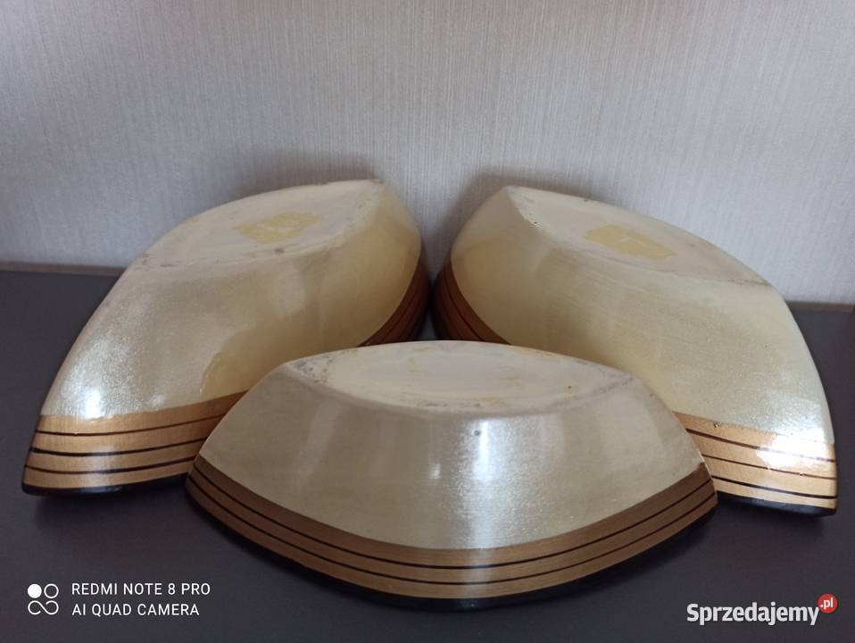 Doniczki osłonki ceramiczne PRL