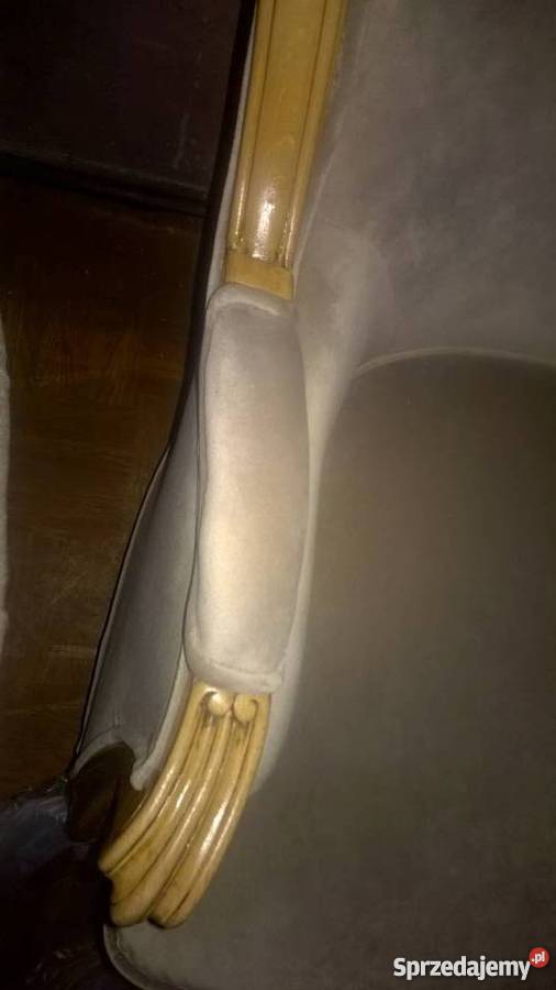 Fotel berżera Ludwik XV renowacji Tarnowskie Góry