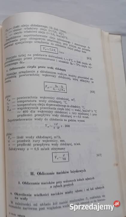 K Ochęduszko Koła zębate Tom 1 Konstrukcja PWT Antykwariat Koźminek