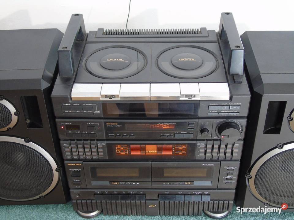Wieża Sharp CDX200AV świetny dźwięk Vintage podkarpackie Jasło