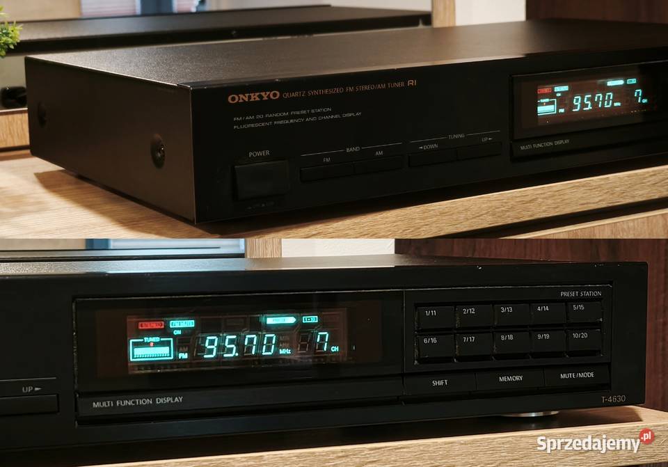 Tuner ONKYO T 4630 Sprawdzony sprawny Stan Pozostałe Piotrków Trybunalski