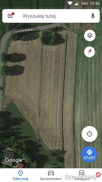 Działka rolna ze stawem Pielgrzymowice