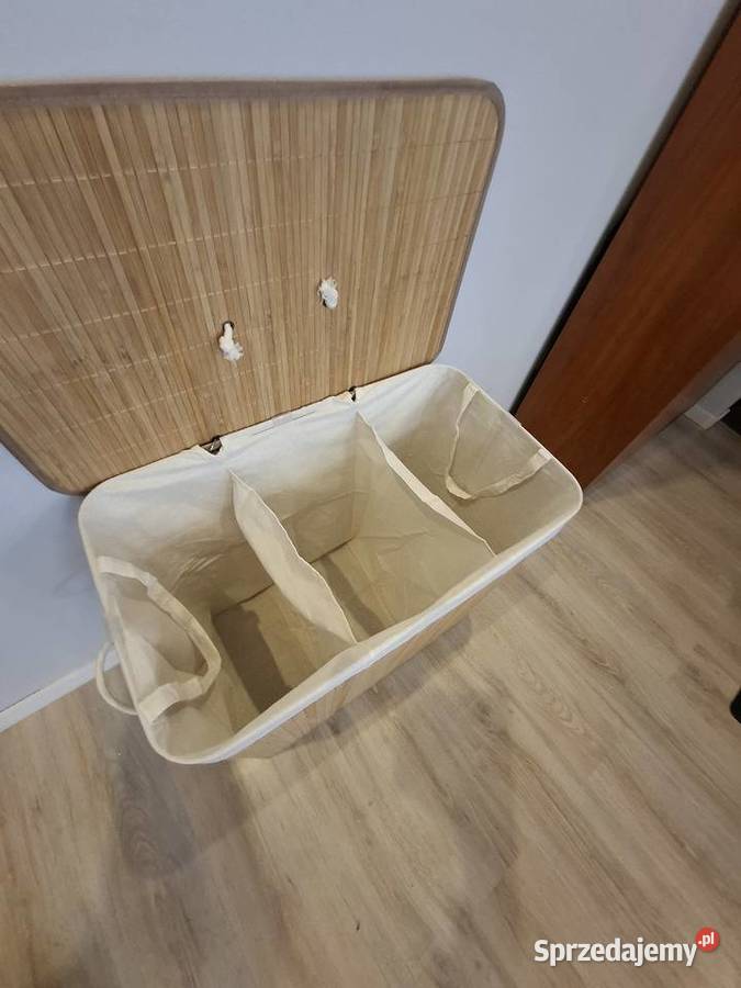 Kosz na pranie bambus 170l 3komorowykolor Ruda Śląska