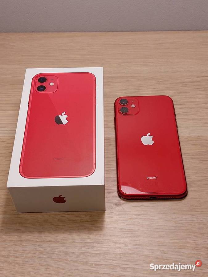 iPhone 11 64GB 95 Czerwony Idealny Stan Apple / iPhone mazowieckie Warszawa