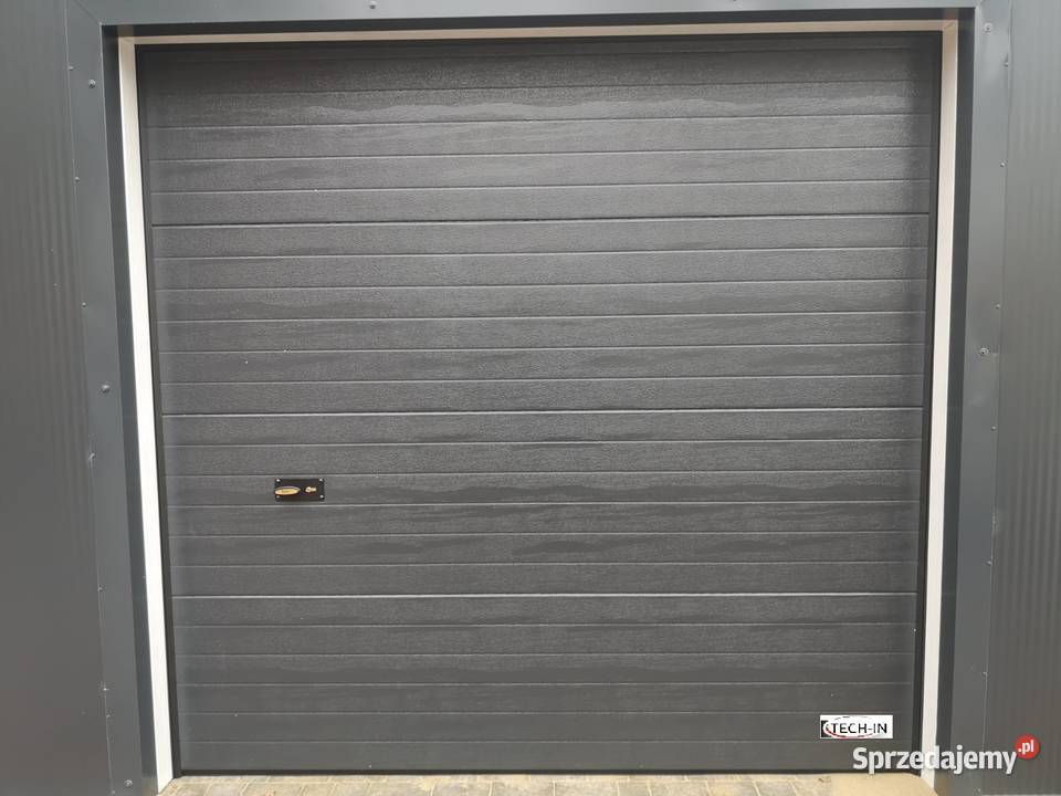 Nowoczesna brama garażowa Antracyt Ogrodzenia i bramy Gorzów Wielkopolski sprzedam