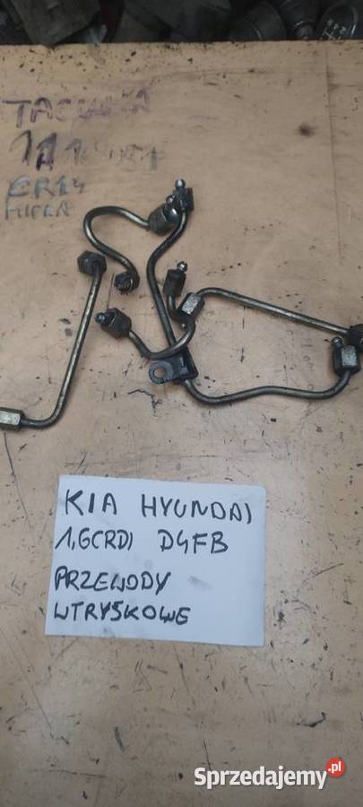 KIA HYUNDAI D4FB 16CRDI przewody wtryskowe Przewody wtryskowe Kielce