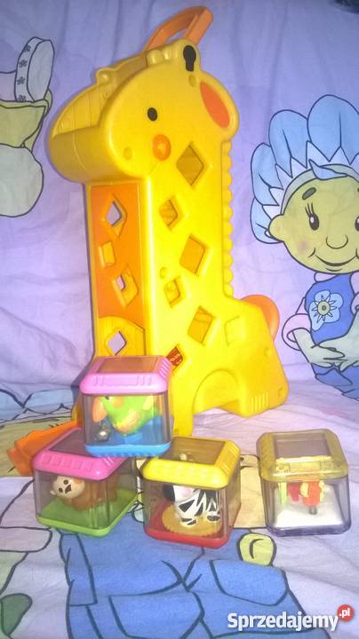 Żyrafa z klockami fisher podlaskie Białystok