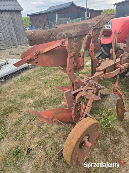 Płóg dwuskibowy obrotowy