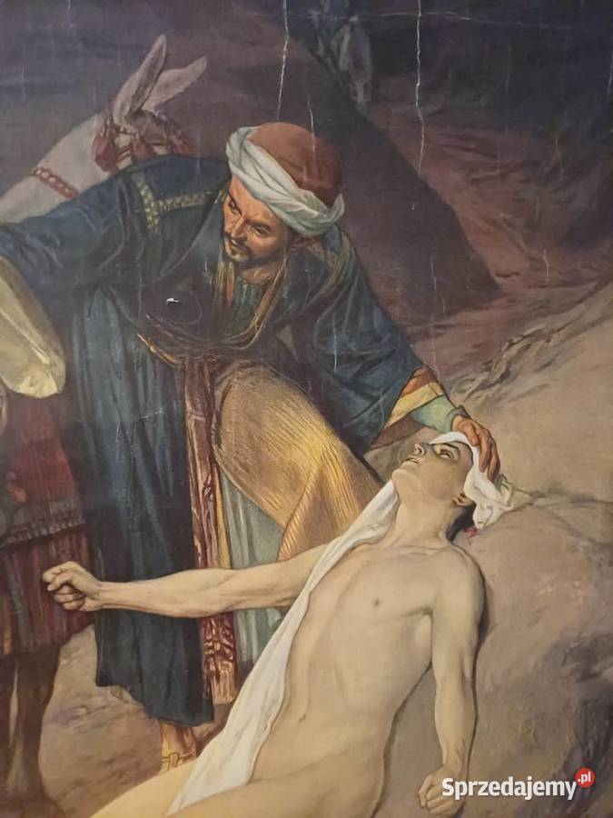 vintage litografie na płótnie Nowy Targ sprzedam