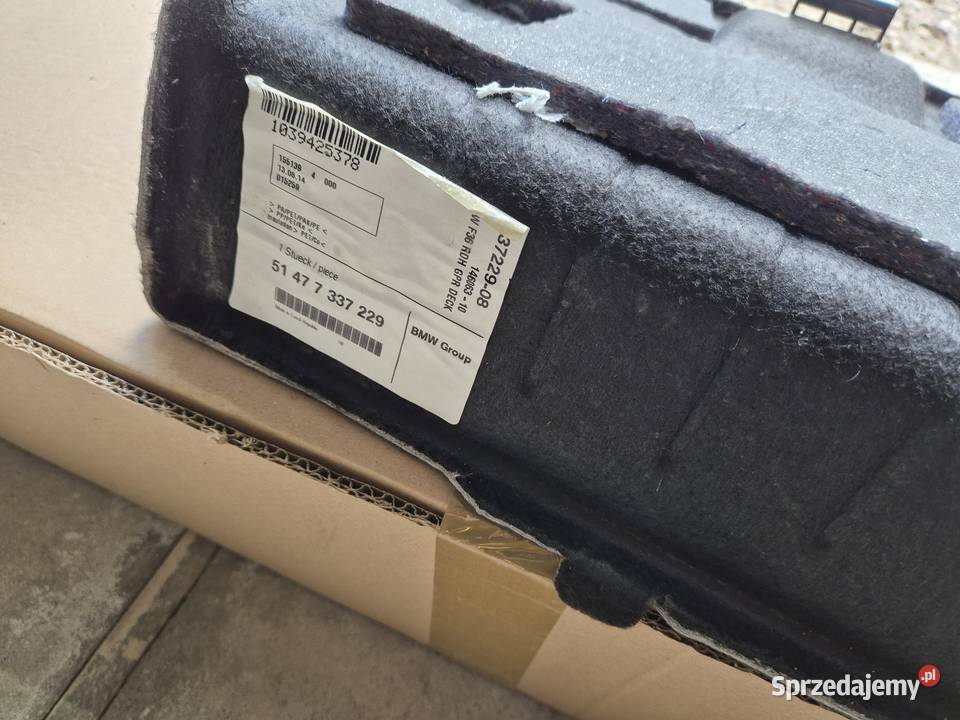 Boczki Bagażnika Osłony Prawa i Lewa Bmw F36 Tapicerki samochodowe Warszawa