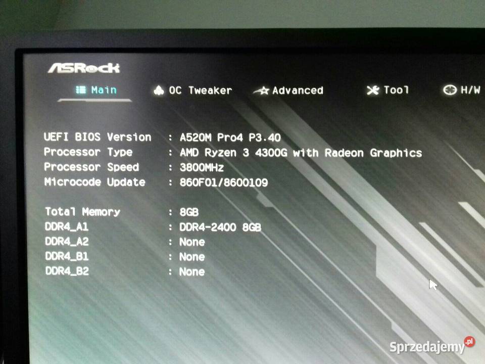 Kingston HP DDR4 8GB 2400MHz PC419200 używana Podzespoły bazowe Bydgoszcz