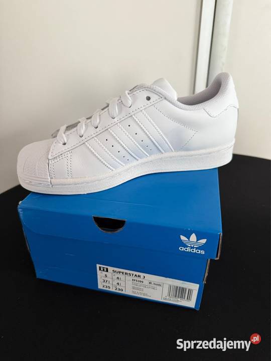 Oryginalne buty Adidas Superstar J EF5399 Nowe w skóra Łódź