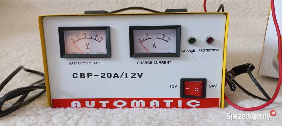 Prostownik Samochodowy CBP20A12V Woltomierz łódzkie Łódź