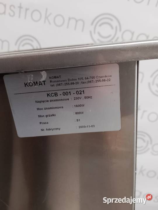 Wanna bemarowa Komat 2xGN 11 KCB001021 Gastronomia Wrocław sprzedam