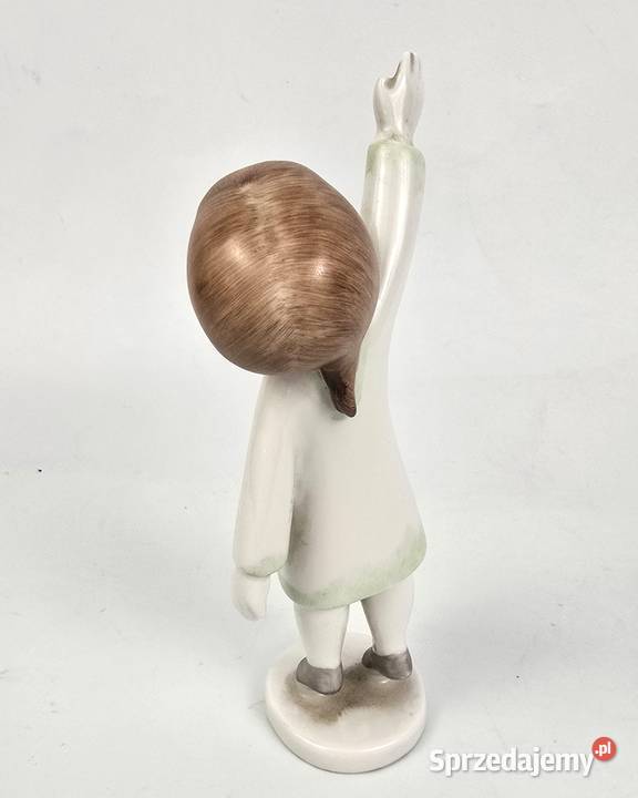 Dziewczynka art deco Aurl Kldor Hollohaza Węgry mazowieckie