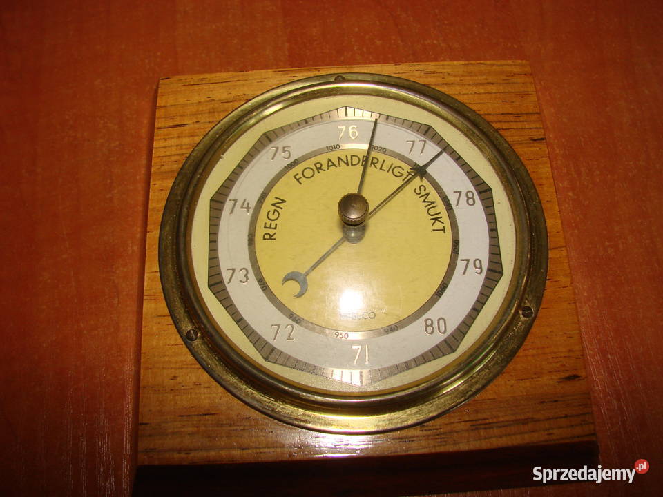 Mibeco stary duński barometr mechganiczny Pruszcz Gdański
