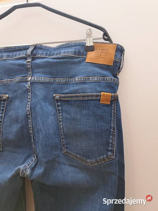 Jeansy Big Star Slim Tapered 34 Trąbki Wielkie