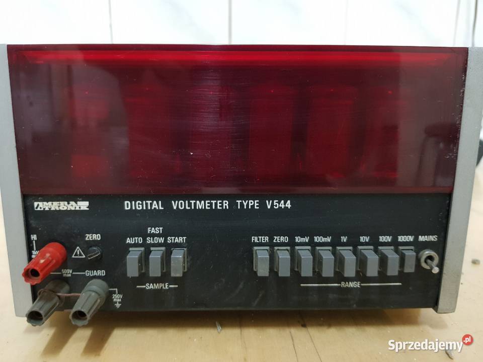 Multimetr meratronik V544 lampy Nixie Z5660