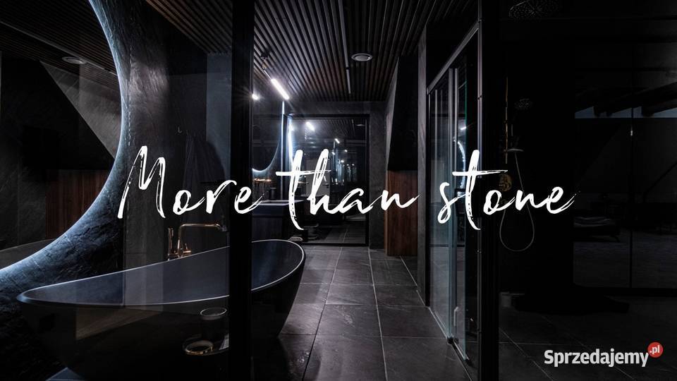 Czarna okładzina kamienna na ścianę Ocean Black Kraków sprzedam