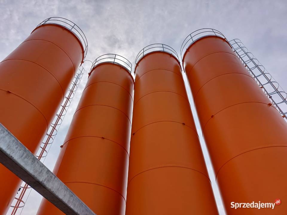 Silos na cement popiół materiały sypkie 80t