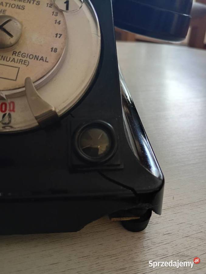 Stary francuski telefon lata 30 Lubasz