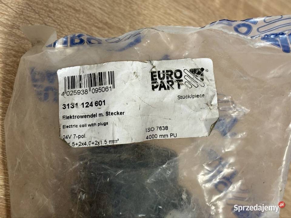 EUROPART Przewód Spiralny Elektryczny 24 V LKW lubuskie Gorzów Wielkopolski