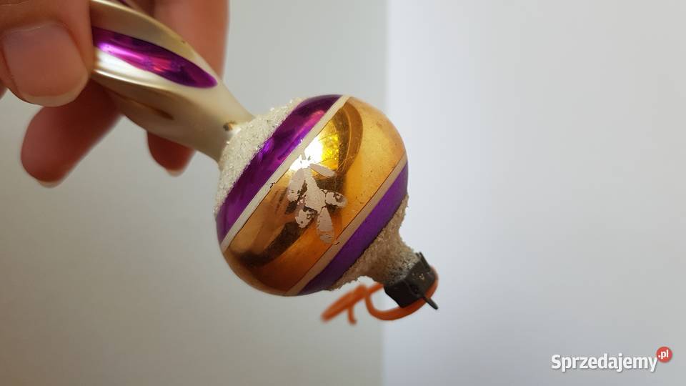 Stare szklane bombki Milicz bombki PRL Dąbrowa Górnicza sprzedam