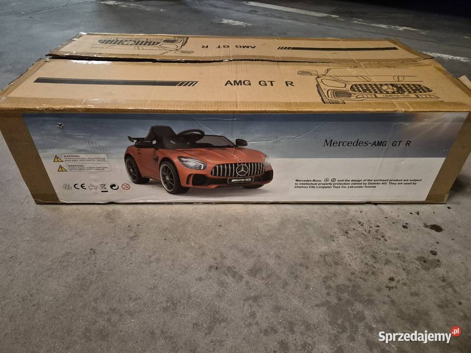 Autko auto na akumulator baterie pilot Mercedes czarny Gdańsk