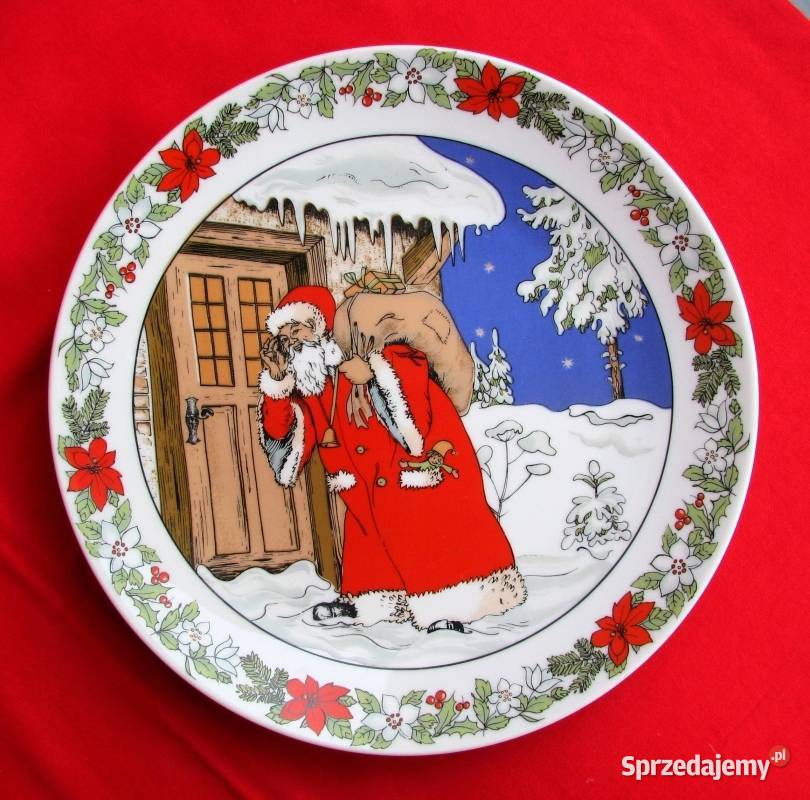 Talerz świąteczny MIKOŁAJ na Boże Narodzenie