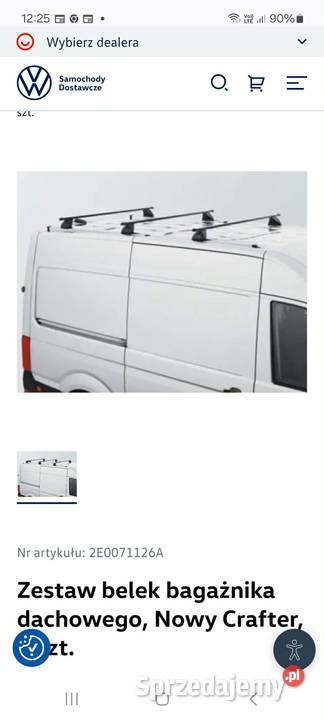 VW Crafter MAN TGA Relingi oryginał nowe w Łódź