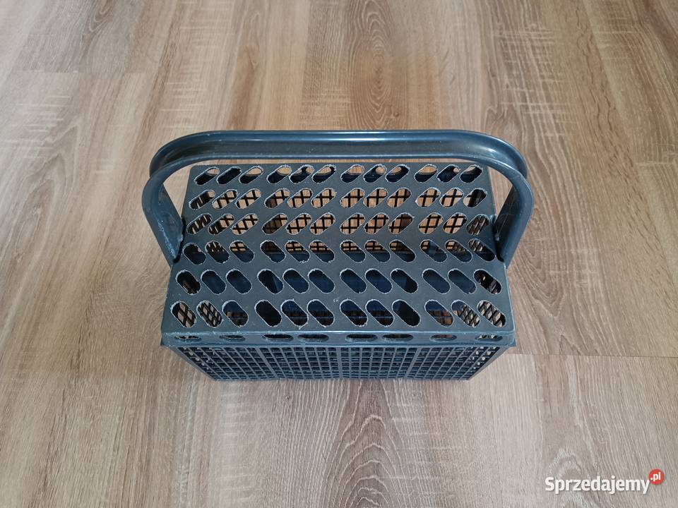 Kosz na sztućce szary Pojemnik do zmywarki Brzostek