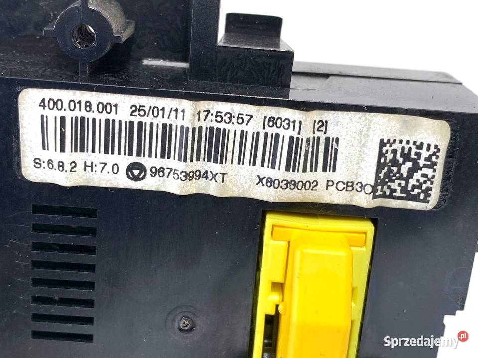 PANEL STEROWANIA NAWIEWU CITROEN C3 II