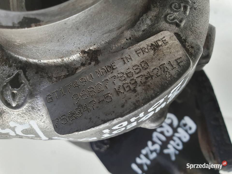 TURBOSPRĘŻARKA Peugeot 307 20 HDI turbo osobowe lubelskie Chełm sprzedam