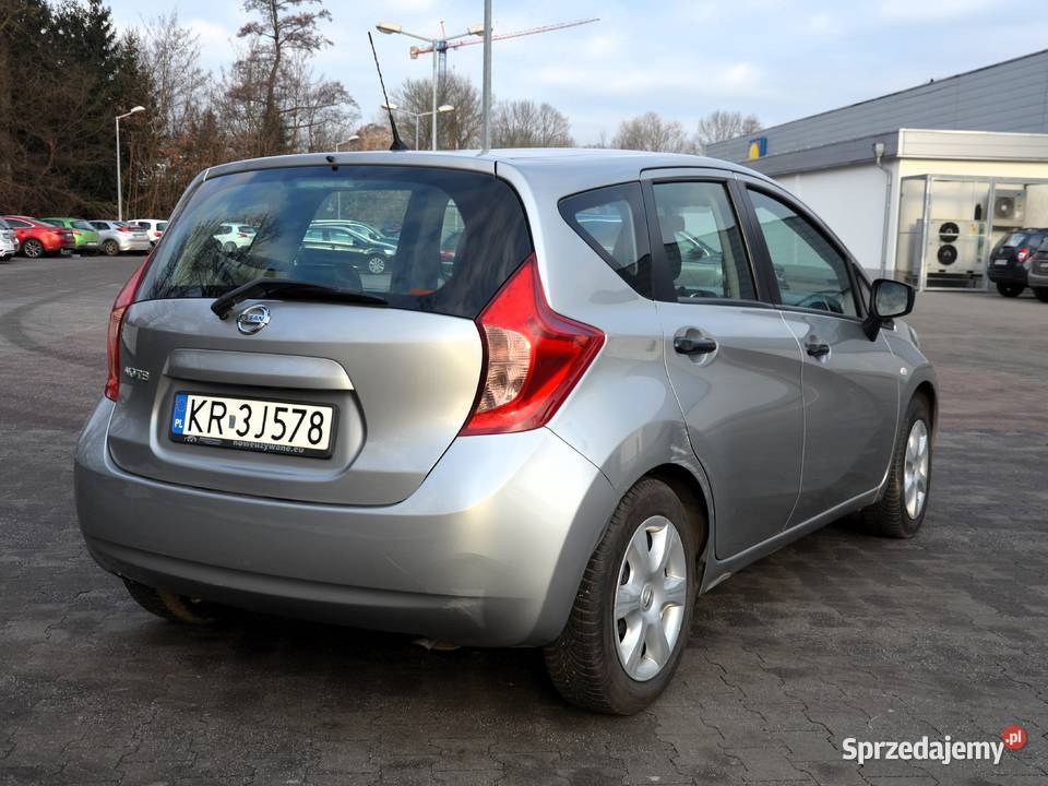 Nissan NOTE VISIA EU6 2015 12 benzyna LPG Kraków
