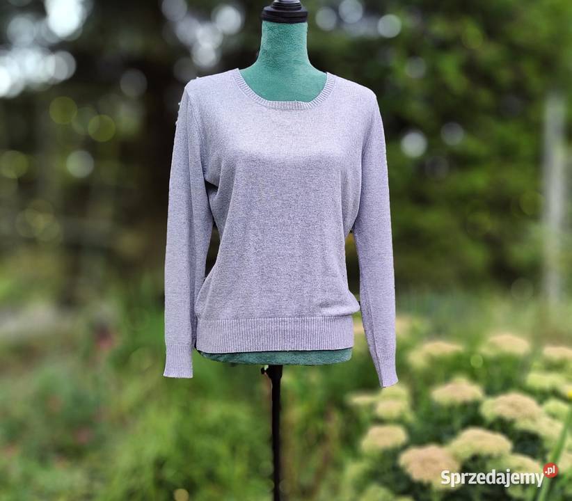 Szary prosty sweter L 40 XL 42 Szczecin