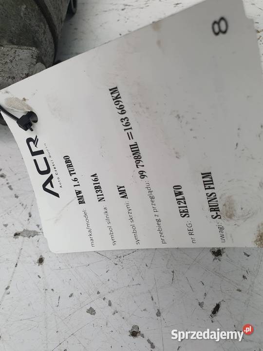 SPRĘŻARKA KLIMATYZACJI BMW F20 F21 116i 16 T Chełm sprzedam