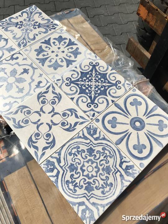 płytka patchwork Design 442x442 top Blue Zakopane
