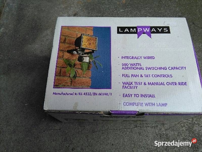 nowa lampa z czujnikiem ruchu świętokrzyskie Jędrzejów