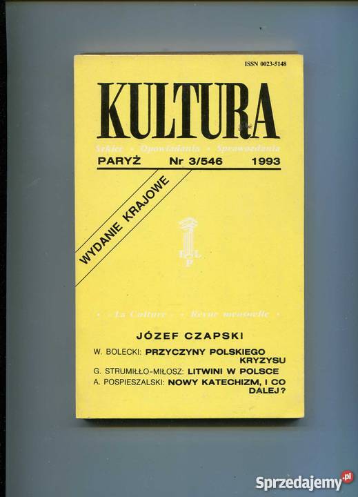 Kultura 3546 1993 Pozostałe Szczecin