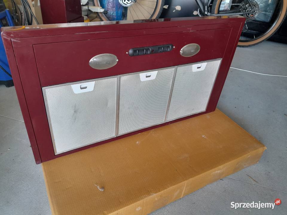 Okap Falcon Classic 90 żurawinowy Kraków sprzedam