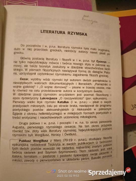 Starożytność biblioteka analiz literackich Warszawa sprzedam